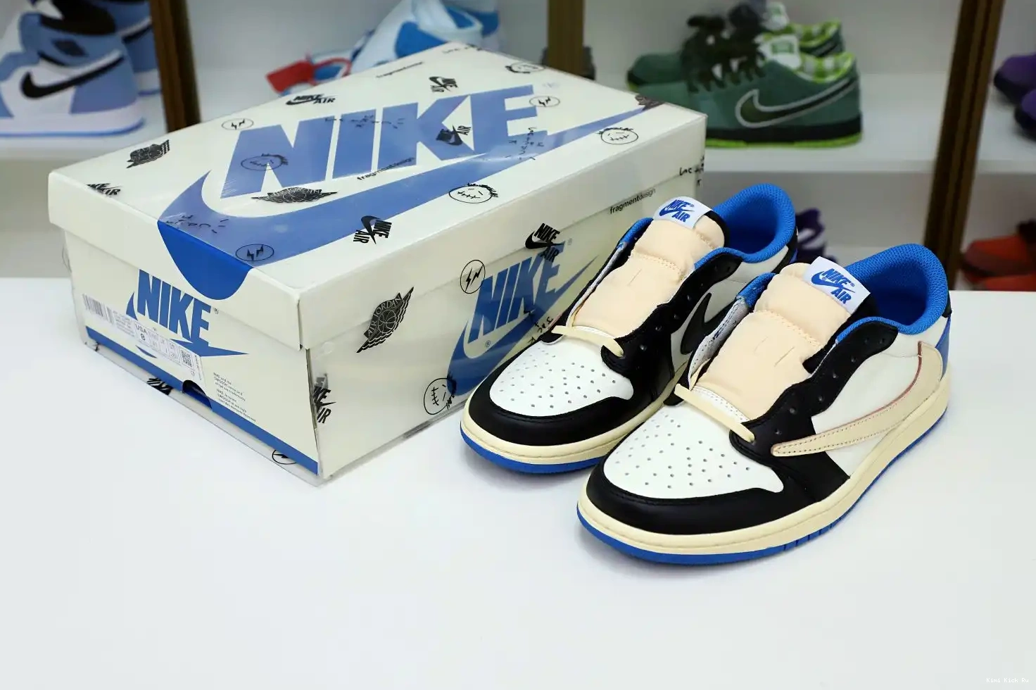 1 TRAVIS FRAGMENT SCOTT X Kimikick DESIGN JORDAN AIR LOW X 0726